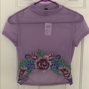 Lavender crop NBW NWT
